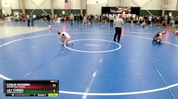 94-104 lbs Round 3 - Teagan Holmes, 2TG vs Kayleigh Reese, Calhan Bulldogs