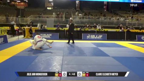 Claire Elizabeth Meyer vs Julie Ann Mongerson 2025 Pan Jiu Jitsu IBJJF Championship