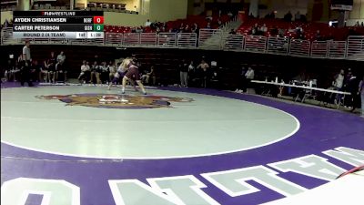190 lbs Round 2 (4 Team) - Carter Peterson, Grand Island vs Ayden Christiansen, Norfolk