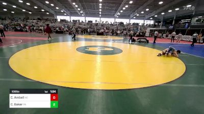 106 lbs Round Of 64 - Carson Ambell, NC vs Cameron Baker, PA