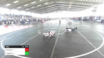 65 lbs Quarterfinal - Dominic Russo, Wildcat WC vs Jd Alguire, New Mexico Bad Boyz