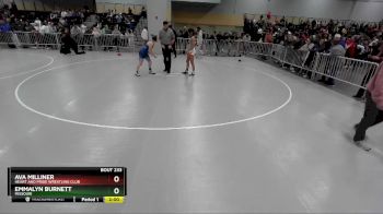 125 lbs Champ. Round 3 - Ava Milliner, Heart And Pride Wrestling Club vs EmmaLyn Burnett, Missouri