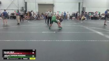 138 lbs Round 3 (8 Team) - Blase Mele, Steller Trained Hutt Clan vs Aedan Samson-Huggins, Revival