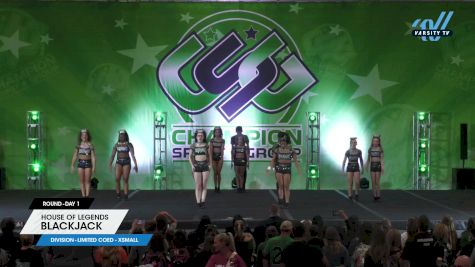 House of Legends - Blackjack [2024 L6 Limited Coed - XSmall Day 1] 2024 CSG Indy Challenge