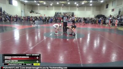 75 lbs Cons. Round 2 - Bryce Reiter, Pursuit Wrestling Minnesota vs Briggs Christopherson, Elk River