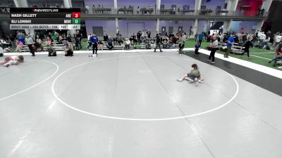 16U Boys - 106 lbs Cons. Round 2 - Nash Gillett, Arizona vs Eli Lonski, Montana