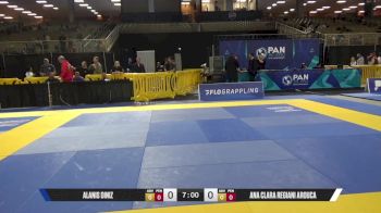 Ana Clara Regiani Arouca vs Alanis Diniz 2025 Pan Jiu Jitsu IBJJF Championship