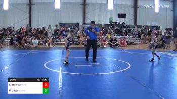 50 lbs Final - Kendleigh Bowyer, Ohio National Girls Team vs Pearl Jewett, Hammer Time