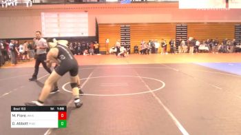 182 lbs Prelims - Mike Fiore, Jackson Memorial vs Darrell Abbott, Ponagansett