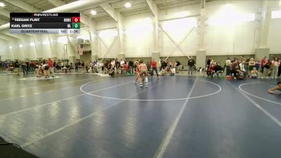 110 lbs Quarterfinal - Kael Gritz, Dove Creek Bulldogs vs Teegan Flint, Bear River Wrestling Club