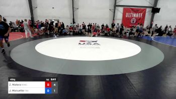 45 kg Rr Rnd 1 - Zachary Matera, South Side Blue vs Jordan Manyette, Felix Wrestling Academy