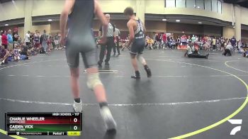117 lbs Cons. Round 1 - Caiden Vick, Unattached vs Charlie Wheeler, Unattached