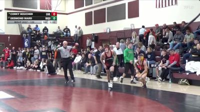 132 lbs Cons. Round 1 - Corky Boucher, Carlisle vs Desmond Ward, Maquoketa