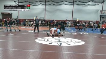 157 lbs Semifinal - Ethan Anastasia, Holliston vs Anthony Maraganis, Tyngsborough/Dracut