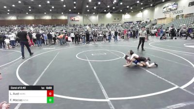 62 lbs Consi Of 8 #2 - Levi Aust, NorCal Nomads vs Francisco Macias, Nevada Elite