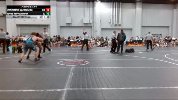 160 lbs Quarterfinal - Jonathan Sandberg, N/a vs Idris Muhammad, MBCRD Youth Wrestling Club