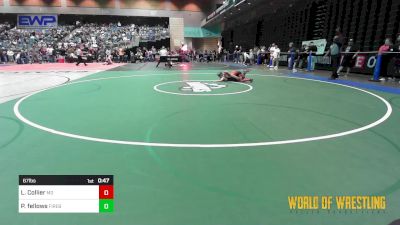 67 lbs Consi Of 4 - Lucas Collier, Mad Dawg Wrestling Club vs Paxton Fellows, Firebird Elite