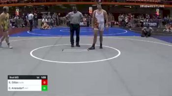 182 lbs Consi Of 8 #2 - Sylas Dillon, Darkhorse Wrestling Club vs Cash Arensdorf, Western Nebraska Titans