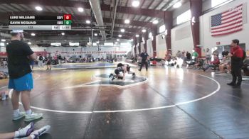 123 lbs Placement - Luke Williams, Cow Valley vs Gavin McQuaid, Garnet Valley