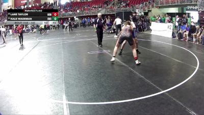 140 lbs Cons. Round 1 - Kale Wademan, Bennington Wrestling Club vs Lane Taylor, North Bend Matcats