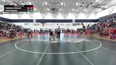 Boys 152 lbs Champ. Round 1 - Jeremiah Wheeler, Foothill Boys vs Ryan Herring, Live Oak Boys