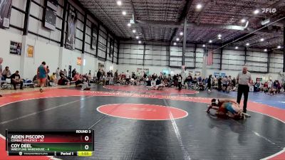 150 lbs Round 3 (4 Team) - Aiden Piscopo, COMBAT ATHLETICS vs Coy Deel, WRESTLING WAREHOUSE