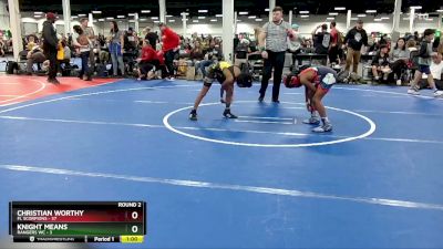 84 lbs Round 2 (10 Team) - Christian Worthy, FL Scorpions vs Knight Means, Rangers WC