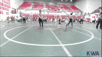 75 lbs Rr Rnd 2 - Gentri Jim, Rough Riders vs Katelee Cole, Tulsa Blue T Panthers