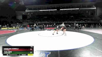 110 lbs Semifinal - Tori Niimi, Granite Bay vs Angelina Borelli, Los Banos