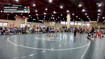110 lbs Cons. Round 2 - Bennett Leonards, Rayne Wrestling Club vs Alex Moskowitz, All American Wrestling Club