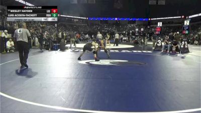 144 lbs Consi Of 16 #2 - Wesley Hayden, Los Gatos (CC) vs Luis Acosta-Tackett, Frontier (CS)