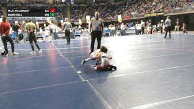 52 lbs Round Of 32 - Jack McCaulley, Bellwood Antis vs Owen Bell, Keystone