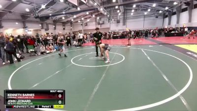 113 lbs Semifinal - Kenneth Barnes, Cardinal Wrestling Club vs John Leonard, NB Elite Wrestling Club