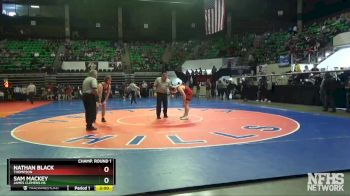 182 lbs Champ. Round 1 - Nathan Black, Thompson vs Sam Mackey, James Clemens HS
