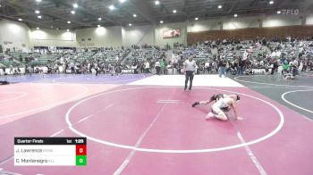 78 lbs Quarterfinal - Julian Lawrence, Redwave WC vs Carson Montenegro, All In Wr Acd