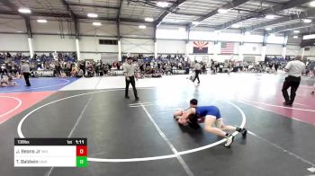 138 lbs Round Of 16 - Joshua Beans Jr, Vail Wr Ac vs Teegan Baldwin, Unattached