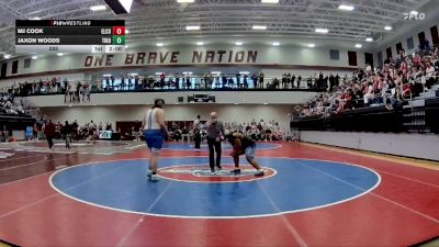 285 lbs Round 1 (16 Team) - MJ COOK, Elbert County vs Jaxon Woods, Trion