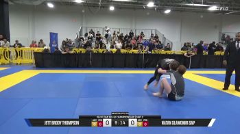 Natan Slawomir Sap vs Jett Brody Thompson 2026 Pan IBJJF Jiu-Jitsu No-Gi Championship