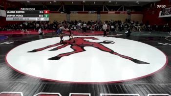 115 lbs Cons. Round 2 - Liliana Cortes, Clear Lake vs Sophia Perez, Mt Eden