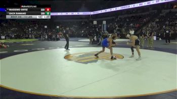 113 lbs Round Of 16 - Massimo Ortiz, Servite (SS) vs Zack Samano, Chino (SS)