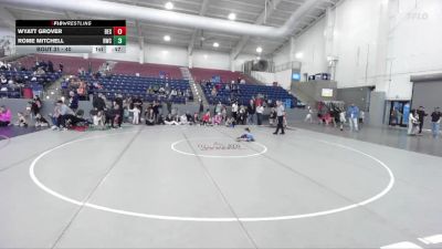 40 lbs Champ. Round 1 - Wyatt Grover, Box Elder Stingers vs Rome Mitchell, RWC - Roy Wrestling Club
