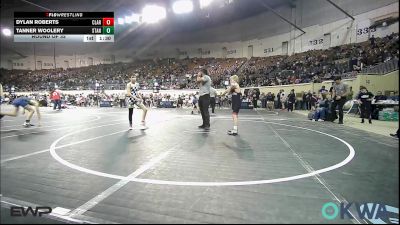 90 lbs Round Of 32 - Dylan Roberts, Claremore Wrestling Club vs Tanner Woolery, Standfast