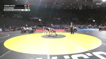 3A Boys 150 lbs Cons. Round 2 - Kyle George, South Umpqua Boys vs Samuel Walsh, Dayton Boys
