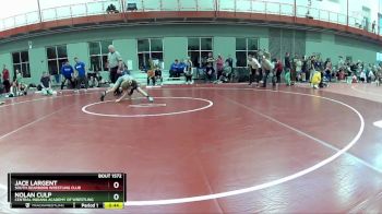 85 lbs Cons. Semi - Nolan Culp, Central Indiana Academy Of Wrestling vs Jace Largent, South Dearborn Wrestling Club