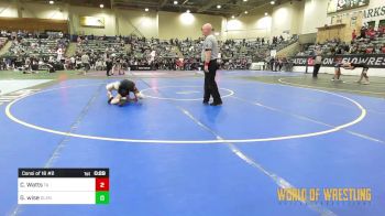 92 lbs Consi Of 16 #2 - Casey Watts, Team Aggression vs Gavin Wise, Glendale Mat Club