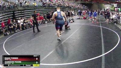 275 lbs Quarterfinals (8 Team) - Evan Mendoza, Idaho vs Prosper Livingston-Holmes, Kentucky