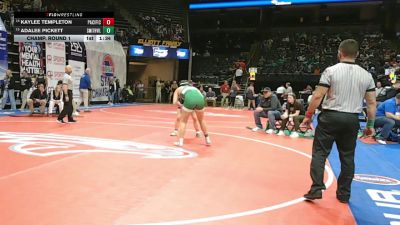 170 Class 1 lbs Champ. Round 1 - Adalee Pickett, Smithville vs Kaylee Templeton, Pacific