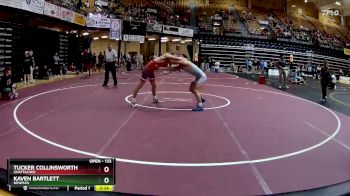 133 lbs Champ. Round 1 - Tucker Collinsworth, Unattached vs Kaven Bartlett, Newman