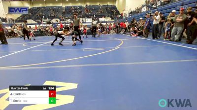 58 lbs Quarterfinal - Jayce Clark, Team Nomad vs Tucker Scott, Team Tulsa Wrestling Club