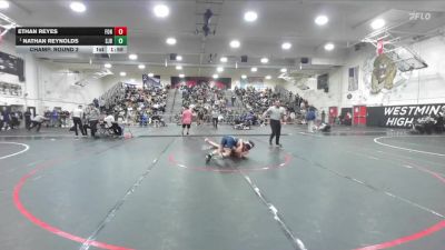 120 lbs Champ. Round 2 - Nathan Reynolds, St. John Bosco vs Ethan Reyes, Fontana